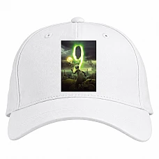 Baseball cap with Print 9 Nine Last - white