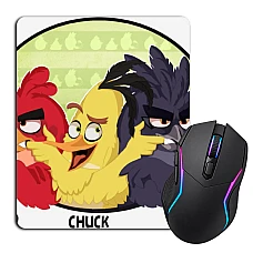 Mouse pad with print Angry Birds Art