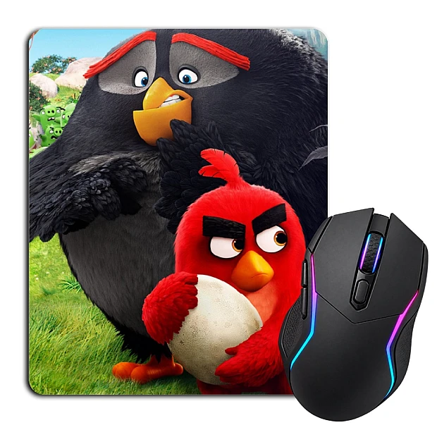 Mouse pad with print Angry Birds With Egg