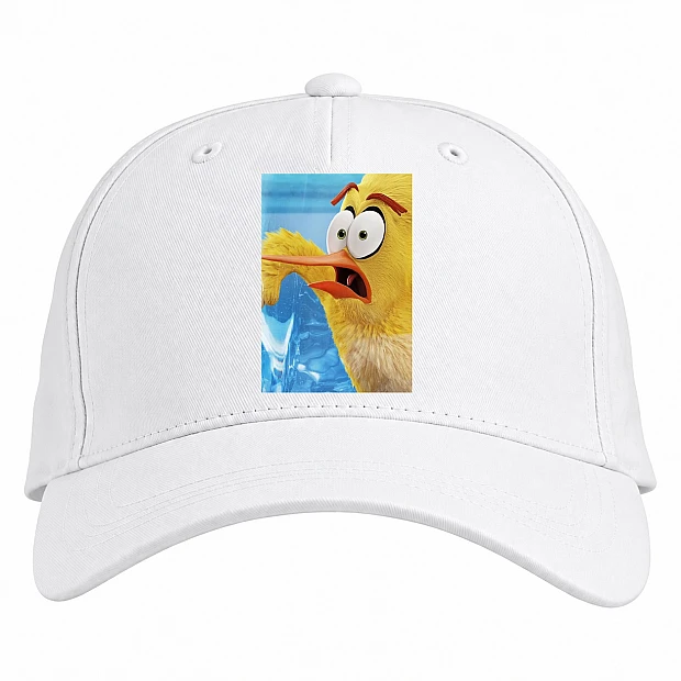 Baseball cap with Print Angry Birds Yellow - white