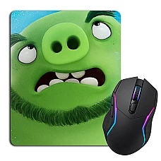 Mouse pad with print Angry Birds Green Pig