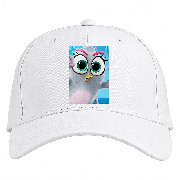 Baseball cap with Print Angry Birds Girl - white