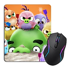 Mouse pad with print Angry Birds Cute Little Birds