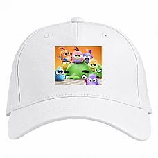 Baseball cap with Print Angry Birds Cute Little Birds - white
