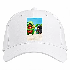 Baseball cap with Print Angry Birds Heroes - white