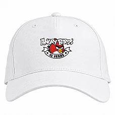 Baseball cap with Print Angry Birds 10 Years - white