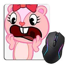 Килимок для мишки з принтом Щасливі Лісові Друзі Сміх