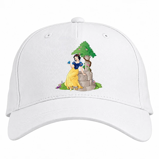 Baseball cap with Print Snow White And The Seven Dwarfs Snow White - white