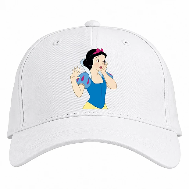 Baseball cap with Print Snow White And The Seven Dwarfs Snow White Princess - white