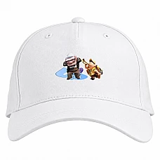 Baseball cap with Print Up Main Characters - white