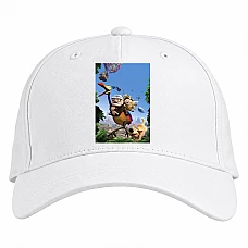 Baseball cap with Print Up Main Heroes - white