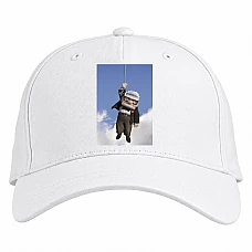 Baseball cap with Print Up Carl Fredricksen - white