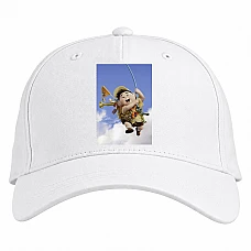 Baseball cap with Print Up Russell Flying - white