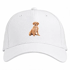 Baseball cap with Print Cute Puppy - white