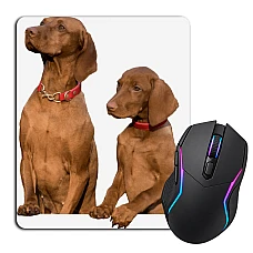 Mouse pad with print Two Dogs Look Somewhere