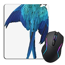 Mouse pad with print Blue Parrot
