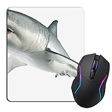 Mouse pad with print White Shark