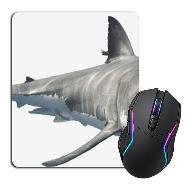 Коврик для мыши с принтом Акула С Острыми Зубами