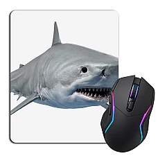 Mouse pad with print White Head Of Shark