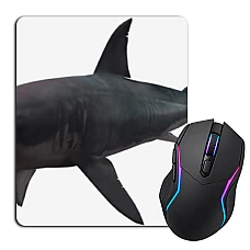 Mouse pad with print Evil Shark