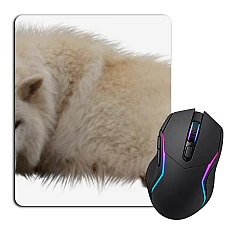 Mouse pad with print White Wolf
