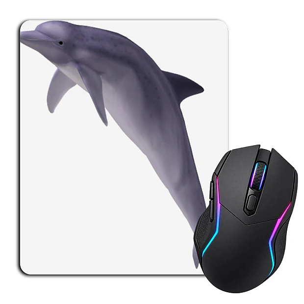 Mouse pad with print Violet Dolphin