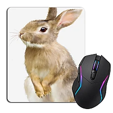 Mouse pad with print Cute Rabbit