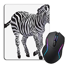 Mouse pad with print Zebra Walks