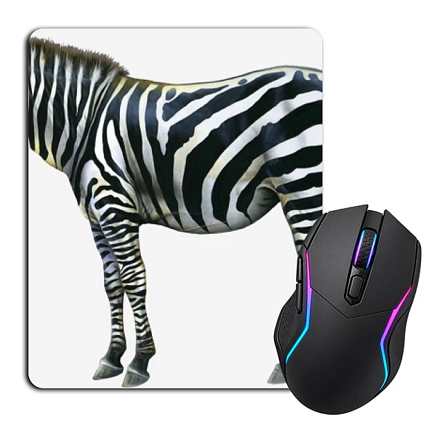 Mouse pad with print Zebra