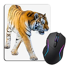 Mouse pad with print Tiger Walks