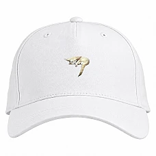 Baseball cap with Print Cute Fox Sleeps - white