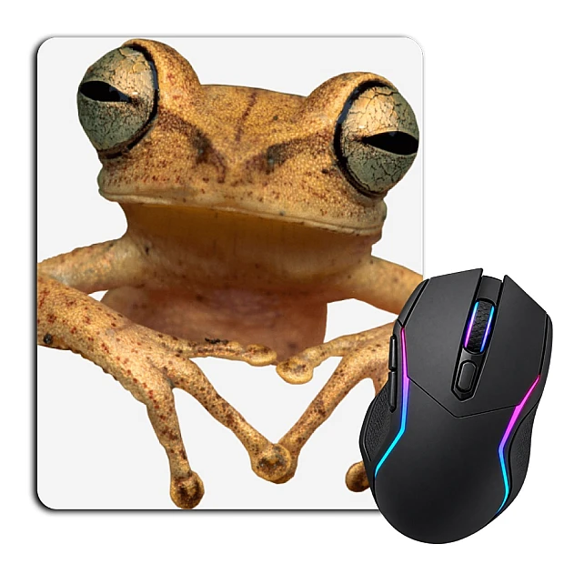 Mouse pad with print Yellow Frog