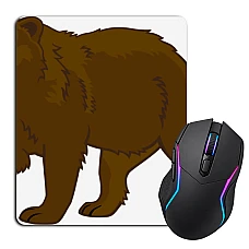 Mouse pad with print Bear From Cartoon