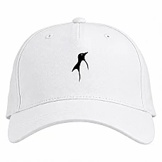 Baseball cap with Print Beautiful Penguin - white