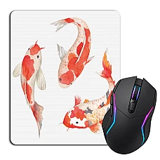 Mouse pad with print Three Fishes