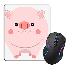 Mouse pad with print Cute Pig