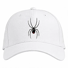 Baseball cap with Print Spider - white