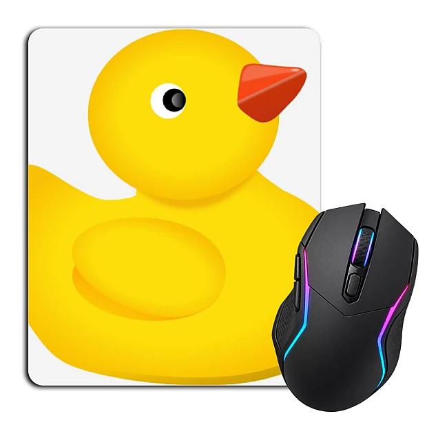 Mouse pad with print Yellow Duck Toy