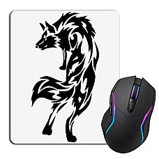 Mouse pad with print Wolf Like Tattoo