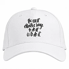 Baseball cap with Print The Most Effective Way To Do It - white