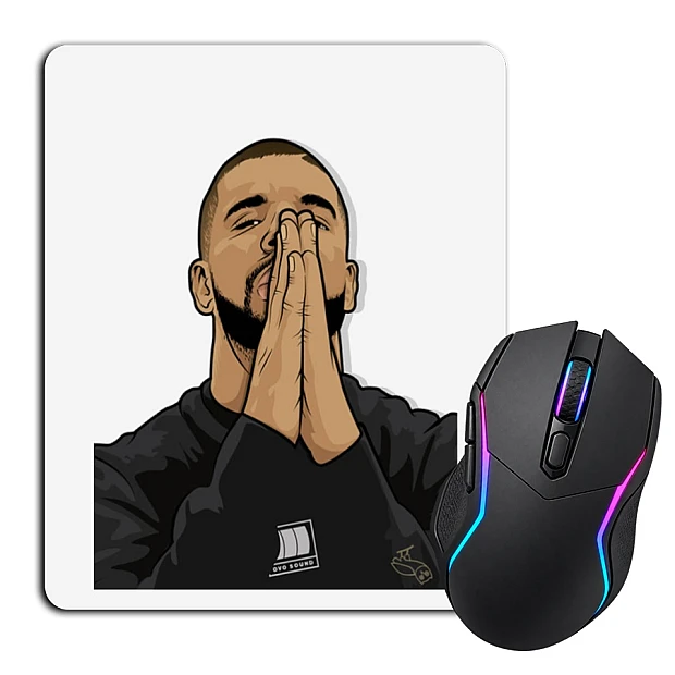 Mouse pad with print Drake