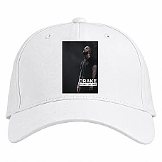 Baseball cap with Print Drake 2 - white