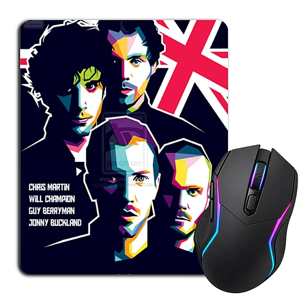 Mouse pad with print Coldplay