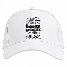 Baseball cap with Print The Gorillaz 2 - white