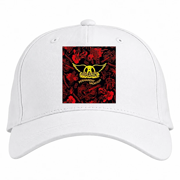 Baseball cap with Print Aerosmith 2 - white