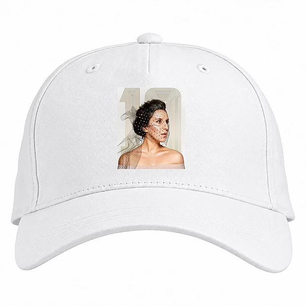 Baseball cap with Print Jamala - white