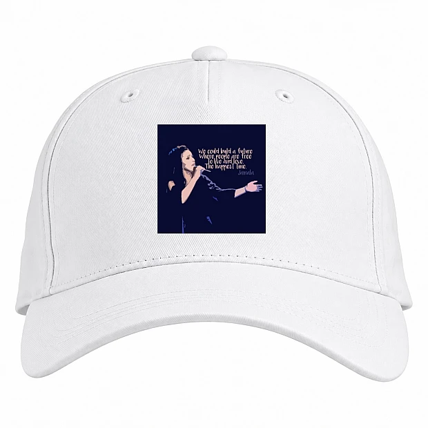Baseball cap with Print Jamala 2 - white