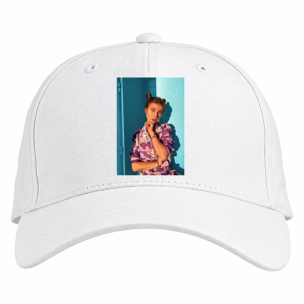 Baseball cap with Print Jerry Heil 2 - white