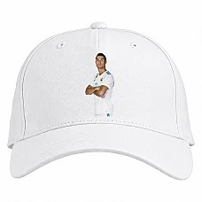 Baseball cap with Print Cristiano Ronaldo - white