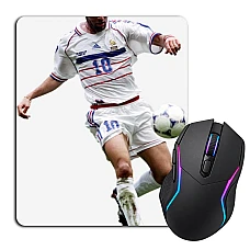 Mouse pad with print Zinedine Zidan
